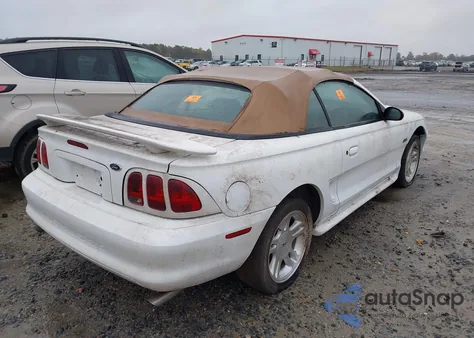 1998 Ford Mustang Gt из США, поврежденный, VIN 1FAFP45XXWF189285